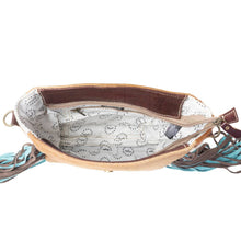 Load image into Gallery viewer, #22 Lizzy's Boutique Rangoli Leather &amp; Hair on Bag - $66.99
