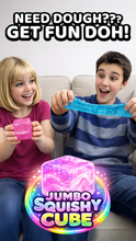 Load image into Gallery viewer, Fun Doh JUMBO Squishy Cube | Viral Assortment - 6/Display