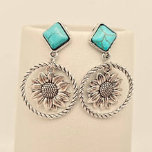 Load image into Gallery viewer, Western Style Cactus Pendant Post Earrings - WJ