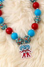 Load image into Gallery viewer, Dr. Seu** character bubble necklace with pendant. 3pcs/$15.00 ACG52355 S