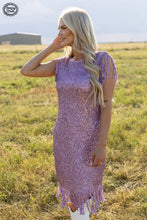 Load image into Gallery viewer, NIGHT LIFE DRESS LILAC - $14.00