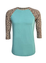 Load image into Gallery viewer, Cheetah Animal Print Tiffany Top with Transfer $26.99