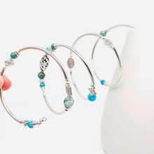 Load image into Gallery viewer, Natural Stone Wrap Beaded Bracelet Bangle