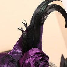 Load image into Gallery viewer, CARNIVAL PARTY HALLOWEEN DANCE WITCH HAT HEADBAND - $15.98