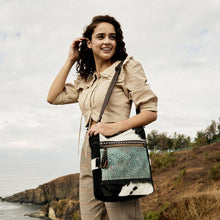 Load image into Gallery viewer, #22 Lizzy's Boutique Forest Sky Shoulder Bag - $49.99