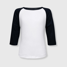 Load image into Gallery viewer, Kids Baseball Polyester Raglan Tee - White Body