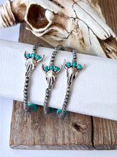 Load image into Gallery viewer, 3 Layer Navajo Pearl &amp; Stone Stackable Stretch Bracelet