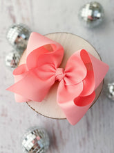 Load image into Gallery viewer, 5.5" Oversize Grosgrain Hair Bow | Alligator Clip or (Headband - Coming Soon)