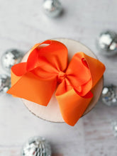 Load image into Gallery viewer, 5.5" Oversize Grosgrain Hair Bow | Alligator Clip or (Headband - Coming Soon)