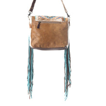 Load image into Gallery viewer, #22 Lizzy's Boutique Rangoli Leather &amp; Hair on Bag - $66.99