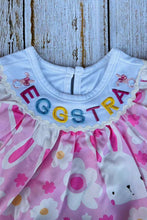 Load image into Gallery viewer, EGG START &amp; bunny embroidery easter baby onesies  - $19.99