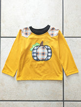Load image into Gallery viewer, Boys Pumpkin Long-Sleeve  Tee(2-6T)