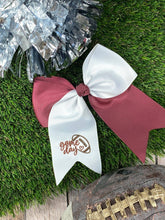 Load image into Gallery viewer, Game Day Embroidered Cheer Bows