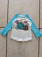Load image into Gallery viewer, Girl  Aztec Print  Pumpkin T-Shirt