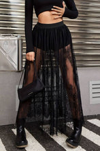 Load image into Gallery viewer, SEE-THROUGH SEXY SKIRT: Black / (M) 1