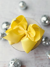 Load image into Gallery viewer, 5.5" Oversize Grosgrain Hair Bow | Alligator Clip or (Headband - Coming Soon)