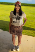 Load image into Gallery viewer, Fort Worth Fringe Skirt - Leopard   $45.90