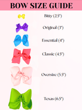 Load image into Gallery viewer, 4.5" Classic Scalloped Hair Bow | Clip or Headband