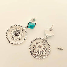 Load image into Gallery viewer, Western Style Cactus Pendant Post Earrings - WJ