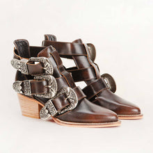 Load image into Gallery viewer, Loyal West Rodeo Ankle Bootie In Calfskin