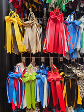 Load image into Gallery viewer, Small Hair bow with streamers -  3 for $10.00